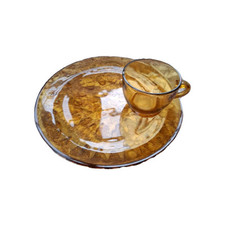 Plate gold glass for sale  Fountain Run