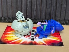 Bakugan bitewne bijatyki Aquos Preyas b1 i Haos Tigrerra b1 bez farby rzadki zestaw, używany na sprzedaż  PL