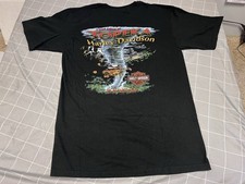 Camiseta Harley Davidson Vintage Topeka Kansas Twister Tornado Preta comprar usado  Enviando para Brazil