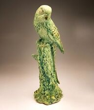 Green budgerigar figurine for sale  UK