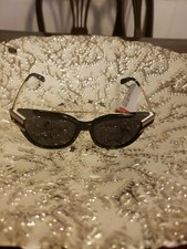 Usado, NOVO ÓCULOS DE SOL SALVATORE FERRAGAMO-SF882SA-001 Preto Olho de Gato Nordstrom Rack HTF comprar usado  Enviando para Brazil