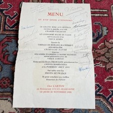 Menu xvii dîner d'occasion  Albi