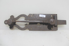 Trava de trava de porta de ferro forjado georgiano antiga igreja celeiro 1700's 10"W comprar usado  Enviando para Brazil