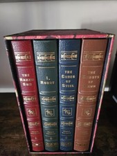 Isaac Asimov Easton Press I, ROBOT●CAVES OF STEEL●ROBOTS AND EMPIRE●NAKED SUN  comprar usado  Enviando para Brazil