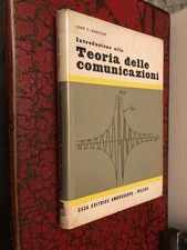 Teoria delle comunicazioni usato  Italia