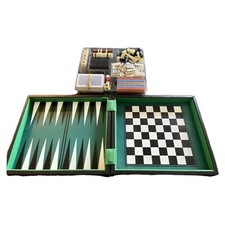 JOGOS 6 em 1 (gamão, xadrez, dominó, pôquer, damas e berço) (viagem), usado comprar usado  Enviando para Brazil