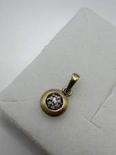 Solitär anhänger gold gebraucht kaufen  Loxstedt