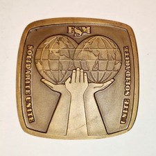 Medaille bronze weltkongress gebraucht kaufen  Wittstock/Dosse