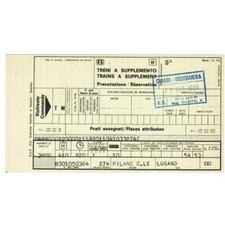 Ferrovie biglietto treno usato Ferrovie biglietto treno usato  Milano