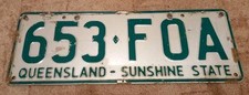 Australien nummernschild queen gebraucht kaufen  Stuttgart