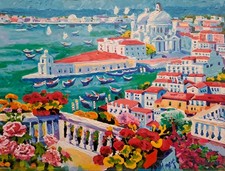 Quadro opera olio usato  Pessano con Bornago