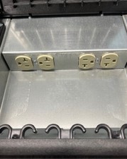 INTEGRADORES DE COMUNICAÇÃO DE CAIXA DE PISO ELÉTRICO ELEVADO 11,25 x11,25X2,75 BLK comprar usado  Enviando para Brazil