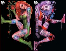 Nathan Szerdy FOLHA ASSINADA Harley Quinn #49 & #50 Conjunto de Capa Variante de Tatuagem ~ Ivy comprar usado  Enviando para Brazil
