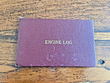 Vintage 150HP Franklin Aircraft Engine Log Book, 1953 a 1957, gum02 comprar usado  Enviando para Brazil