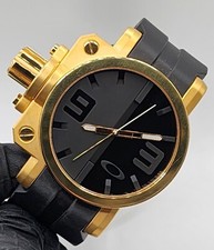Oakley Gearbox relógio de ouro polido/fosco novo estoque antigo sem etiquetas comprar usado  Enviando para Brazil