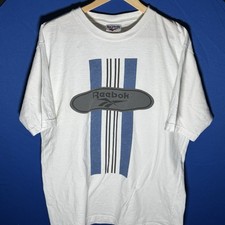 Camiseta Gráfica Vintage Anos 90 Reebok Manga Curta Tamanho XL Fabricada no Canadá  comprar usado  Enviando para Brazil