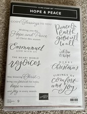 Stampin hope peace for sale  BURGESS HILL
