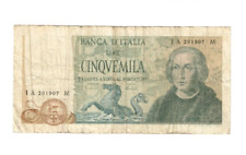 Banconota 5000 lire usato  Italia