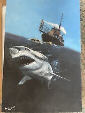 Shark painting limited for sale  WOLVERHAMPTON