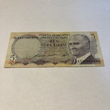 Billet turquie lire d'occasion  Villemandeur