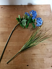 Kunstblume hortensienzweig bla gebraucht kaufen  Husby