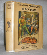 Antique Childrens Book Adventures of Robin Hood Howard Pyle Illustrated 1929 comprar usado  Enviando para Brazil