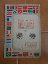 1910 raccolta inni usato  Torre Canavese