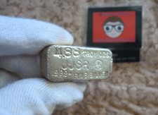 🔥1970s JJSR (J & J FUNDIÇÃO E REFINO) DERRAMADO 4,88 ONÇAS TROY .999+ PRATA🔥 comprar usado  Enviando para Brazil