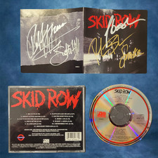 Skid row - CD assinado - estreia autointitulada - 5 assinaturas comprar usado  Enviando para Brazil