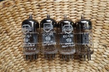 Quad mullard ecc81 for sale  AMERSHAM