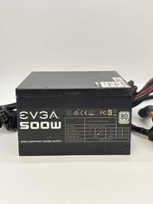 Fuente de alimentación EVGA 500W 100-W1-0500 80 Plus estándar ATX negra. segunda mano  Embacar hacia Mexico