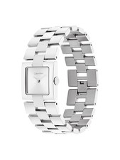 Relógio feminino Calvin Klein CK Meridian pulseira de aço inoxidável tom prata, 22mm comprar usado  Enviando para Brazil