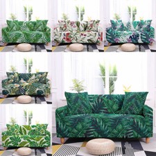 Capa elástica para sofá Tropical Palm Leaves sala de estar 1/2/3/4 lugares comprar usado  Enviando para Brazil