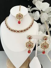 Indian jewellery red for sale  WALSALL