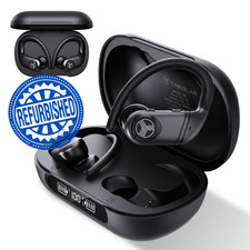 Fones de ouvido sem fio TREBLAB X4 com ganchos – bateria 253H, microfone ENC, Bluetooth 5.4 comprar usado  Enviando para Brazil