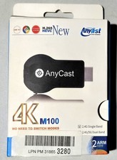 Dongle de tela sem fio AnyCast M100 4K HDMI WiFi para iOS Android PC TV comprar usado  Enviando para Brazil