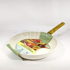 Autêntica cozinha antiaderente 9,5 polegadas frigideira/frigideira off white ouro panelas comprar usado Autêntica cozinha antiaderente 9,5 polegadas frigideira/frigideira off white ouro panelas comprar usado  Enviando para Brazil