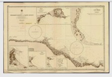 Vintage admiralty chart. for sale  GULLANE