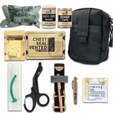 Kit de sobrevivência bolsa militar ao ar livre pacote kit de trauma kit médico bolsa nova comprar usado  Enviando para Brazil