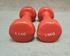 Pair 1.5kg dumbells for sale  LONDON