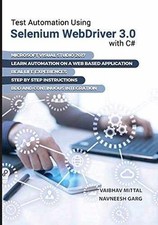 Test Automation using Selenium - Paperback, by Mittal Mr Vaibhav; - Very Good comprar usado  Enviando para Brazil