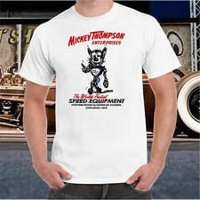 CAMISETA COM ROUPA CAMISETA MICKEY THOMPSON SPEED EQIP 100% ALGODÃO VINTAGE, usado comprar usado  Enviando para Brazil