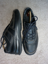 Mens black leather for sale  LEICESTER