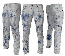 Jeans uomo strappati usato  Napoli