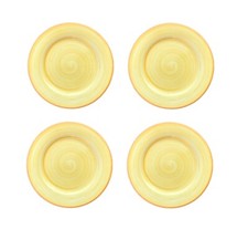 Assiettes dessert jaunes d'occasion  France