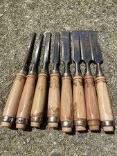 Set wooden chisels for sale  BODMIN