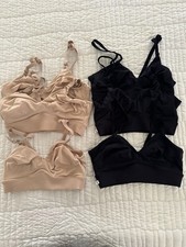 (6) Harper Wilde - Bliss Triangle Bralette-Tamanho L-Bege e Preto comprar usado  Enviando para Brazil
