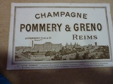 Buvard champagne pommery d'occasion  Reims