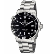 Relógio masculino Deep Blue Master 1000 44mm M1000BLKTRIPLEBRACE comprar usado  Enviando para Brazil