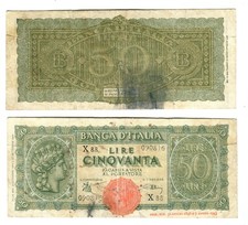 Italia banconota lire usato  Crespellano